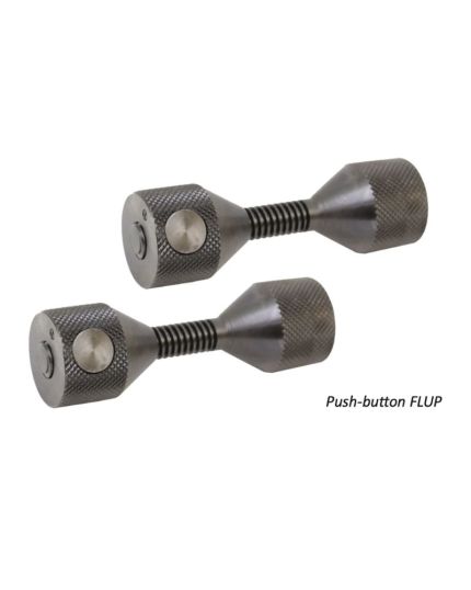 Push-Button Carbon Steel Flup (Pair) 5/8" - 1-7/8"/ 16Mm - 47Mm