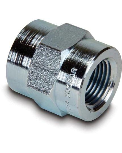 FZ1625, High Pressure Fitting, Reducing Connector, 700 bar Maximum Operating Pressure, Connection from 1/2" NPTF Female to 3/8" NPTF Female