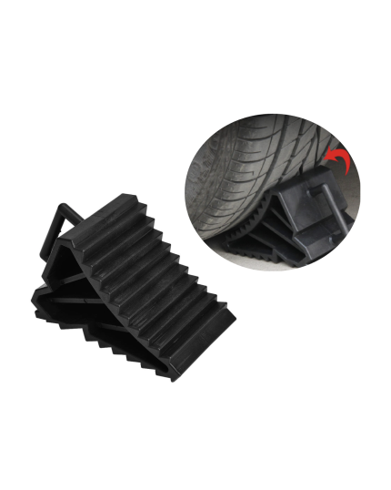 SAFETY RUBBER TYRE STOPER WHEEL CHOCK