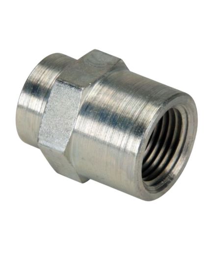 FZ1615, High Pressure Fitting, Reducing Connector, 700 bar Maximum Operating Pressure, Connection from 3/8" NPTF Female to 1/4" NPTF Female