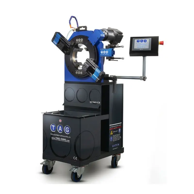 TAG E-Z Fab Pipe Cutting & Bevelling Machine 10" - 16" Servo Electric with / NC control 220v