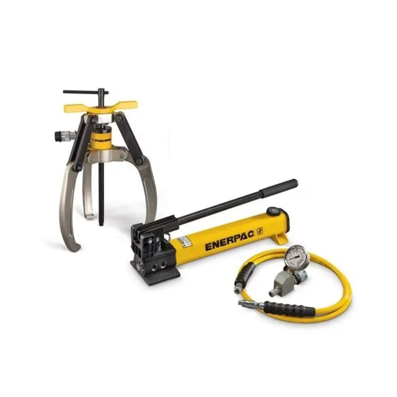 LGHS314H, 14 Ton, 3 Jaw, Hydraulic Lock-Grip Puller Set with Hand Pump