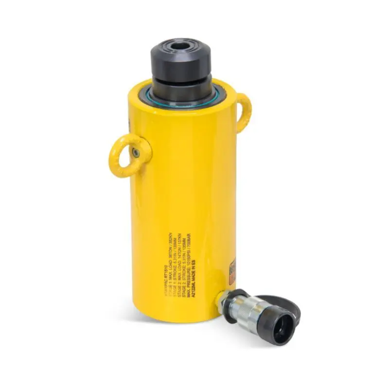RT3323, 309 kN Capacity, 600 mm Stroke, Multi-stage, Telescopic Hydraulic Cylinder