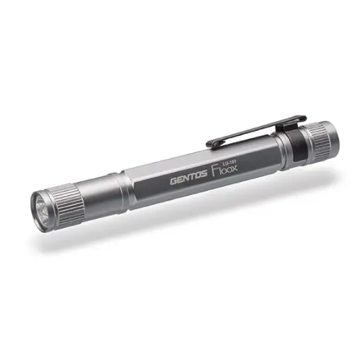 LU-104 Floox Series Flashlight, Brightness 18 LM, Run Time 12 Hours, Battery 2AAA