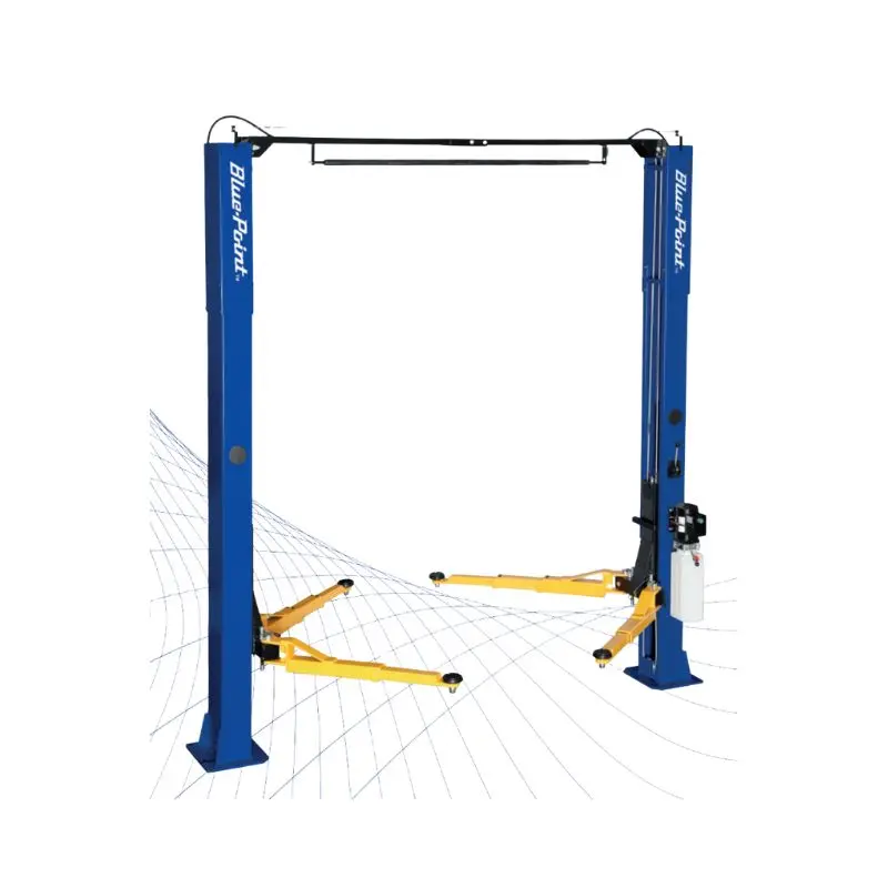 EELRBP765EL1 Two-Post Lift for Cars up for 4 metric Tons, Clear Floor