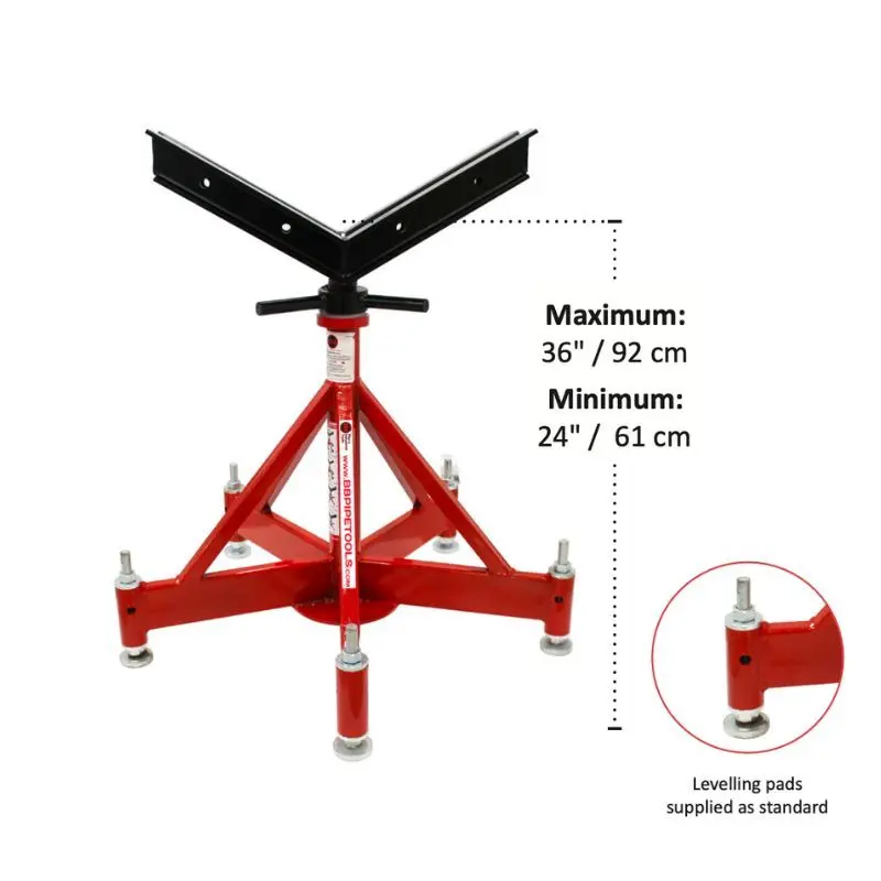 3500 Five Leg Giant Jack (Base And V-Head) Qps400 + Qvh400 Qps400 + Qvh400