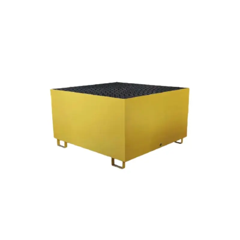 SPM112, I B C Steel Spill
 Pallet, Material:
Steel, IBC Drum, 317 Gal (1200L)