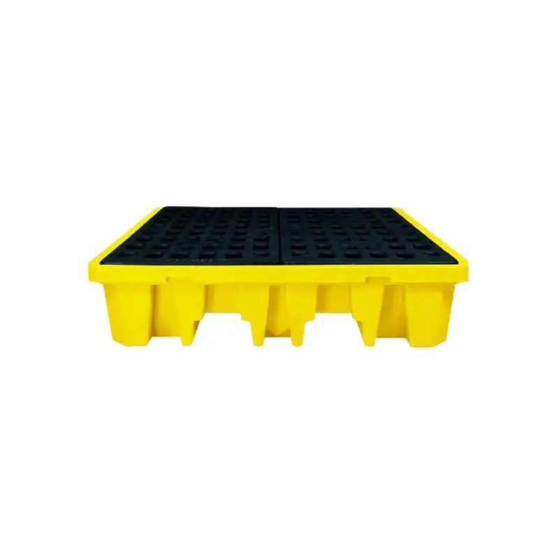 SPP104-2, Poly Spill Pallet, Material:
HDPE, 4drum, 70 Gal (265L)