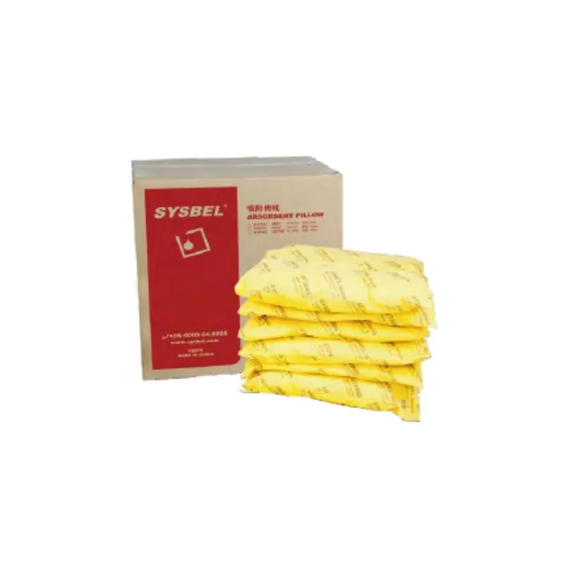 SCP001, Absorbent Pillow, MBPP
Melt-blown Polypropylene, Yellow, Hazmat, 10 PcsBox, 20 Gal (75L)
