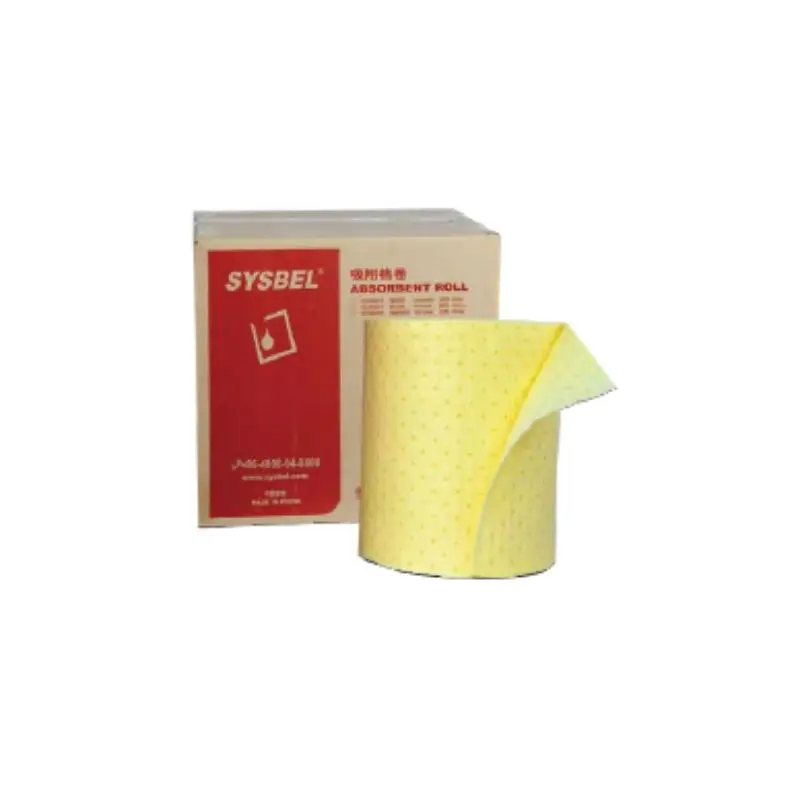 SCR001, Absorbent Roll, MBPP
Melt-blown Polypropylene, Yellow, Hazmat
Light, Perforated, 1 RollBox, 16 Gal (60L)
