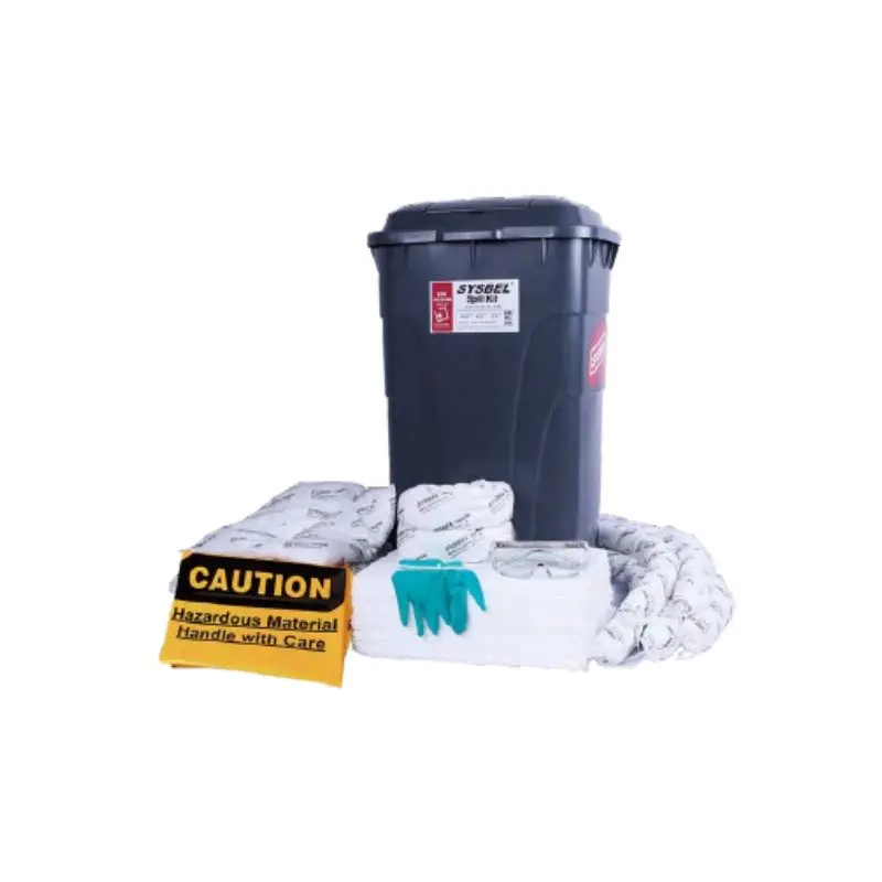 SKIT002W, Mobile Spill Kit, White, Oil Only, 45 Gal (170L)