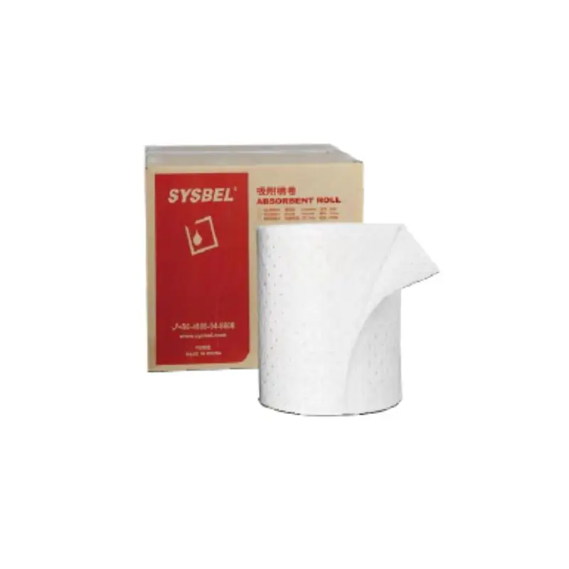 SOR001, Absorbent Roll, MBPP
Melt-blown Polypropylene, White, Oil Only
Light, Perforated, 1 RollBox, 16 Gal (60L)