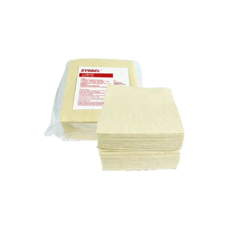 SWF201Y, Industrial Wipes, folding type,
Three-layer
composite, 100% wood
pulp, Yellow, 60pcsbag,
24bagscarton