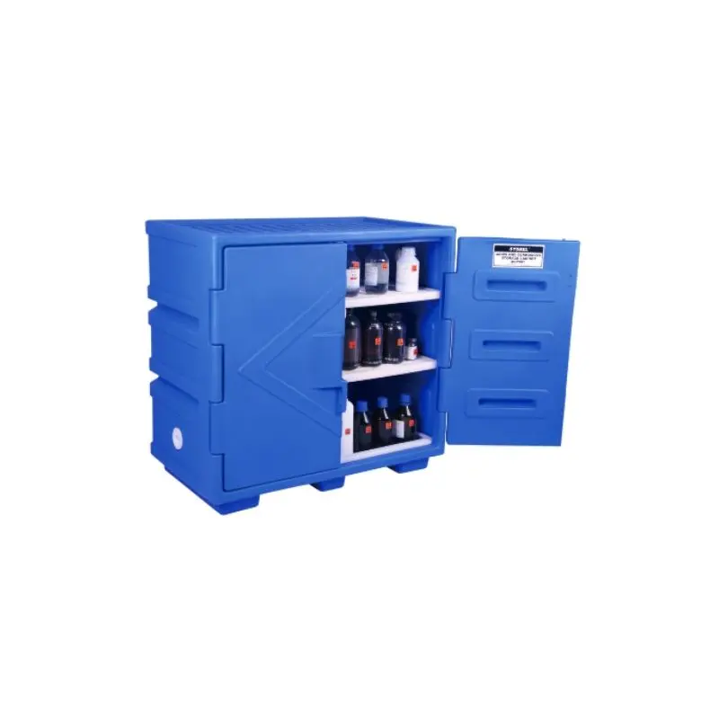 POLYETHYLENE CORROSIVE CABINET 22GALLON/83L - SIZE: 89x90.5x54.5cm