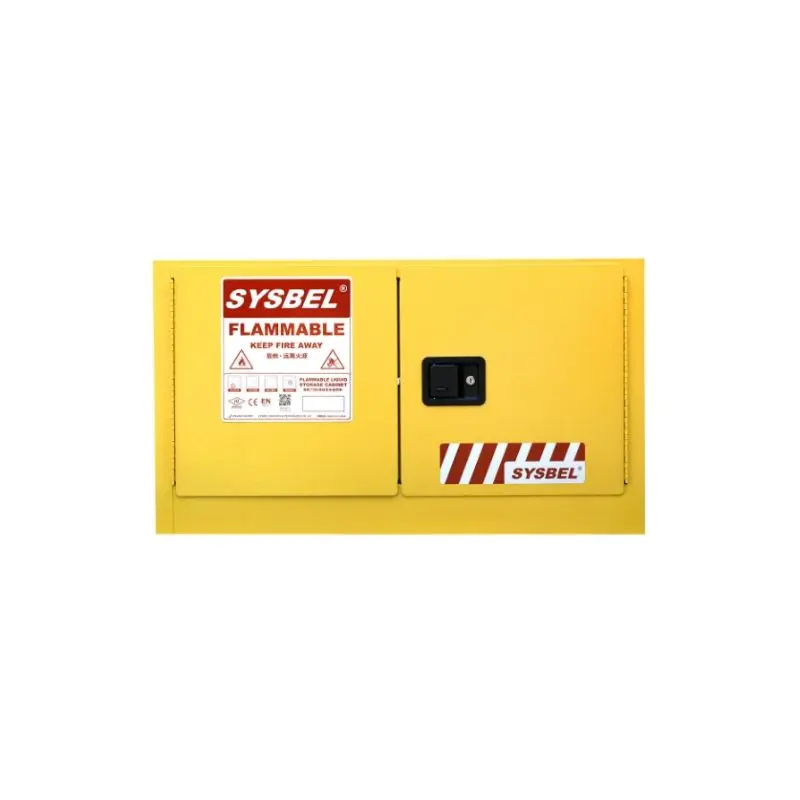 WA3810170, Piggyback
 Flammable Safety
 Cabinet, 2 door,
manual, 1 Shelf, 17 Gal (64L)