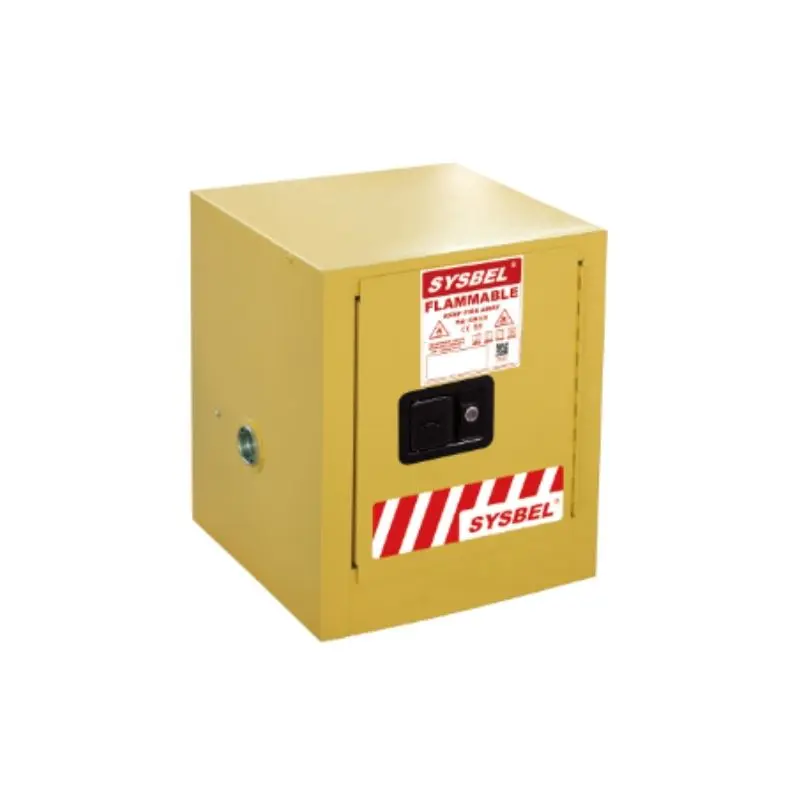 WA810040, Flammable
 Cabinet, 1 door,
manual, 1 Shelf, 4 Gal (15L)