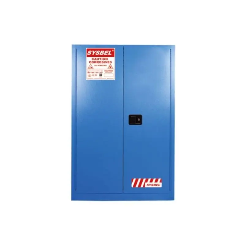 WA810600B^{FM}, Corrosive
 Cabinet, 2 door,
manual, 2 Shelf, 60 Gal (227L)