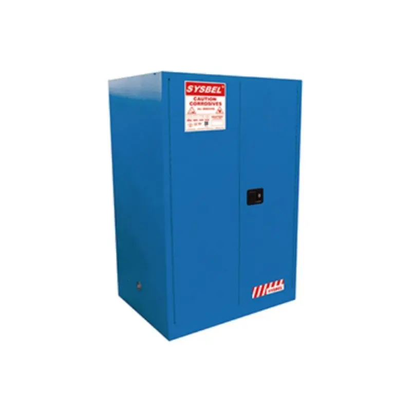 WA810860B^{FM}, Corrosive
 Cabinet, 2 door,
manual, 2 Shelf, 90 Gal (340L)