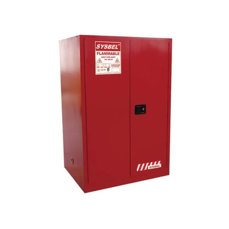 WA810860R^{FM}, Combustible
 Cabinet, 2 door,
manual, 2 Shelf, 90 Gal (340L)