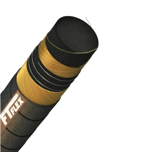 [01-ROS-15-OFF-150FT] Bunkering Hose (Complies with EN1765 Type S15) Black 6" 15 Bar 30m per roll