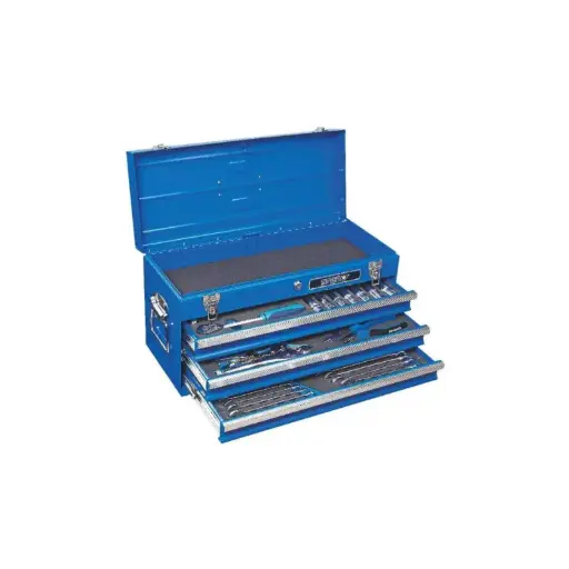 [32-27-125] 125 PC 3-Drawer Hand Carry Box Tools Set 32-27-125