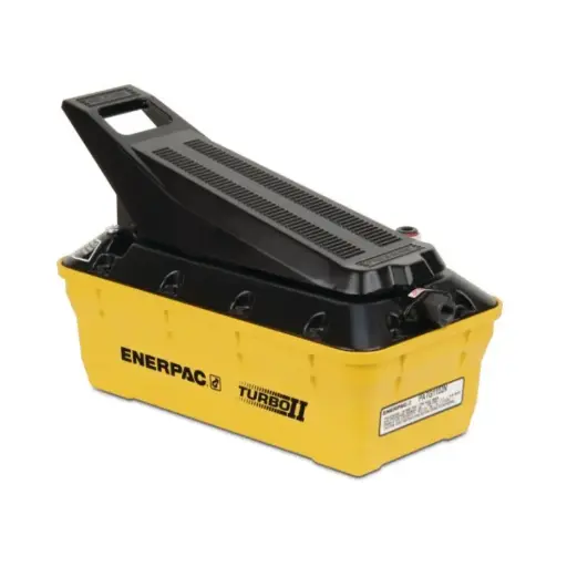 [PATG1105N] PATG1105N, Turbo II Air Hydraulic Pump, Hand/Foot Operated 3/3 Treadle Valve, 3770 cm3 Usable Oil, For use with Single-Acting Cylinders