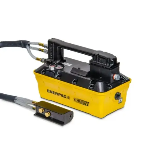 [PARG1105N] PARG1105N Turbo II Air Hydraulic Pump, 3/3 Manual Valve with Pendant, 3770 cm3 Usable Oil, For use with Single-Acting Cylinders