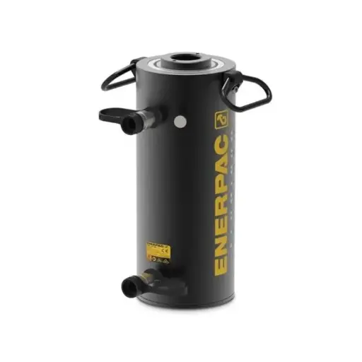 [RARH602] RARH602 595 kN Capacity, 50 mm Stroke, Double-Acting, Aluminum Hollow Plunger Hydraulic Cylinder