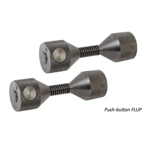 [2121] 2121 Push-Button Carbon Steel Flup (Pair) 5/8" - 1-7/8"/ 16Mm - 47Mm